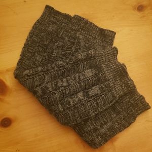 Grey/Black Leg warmers